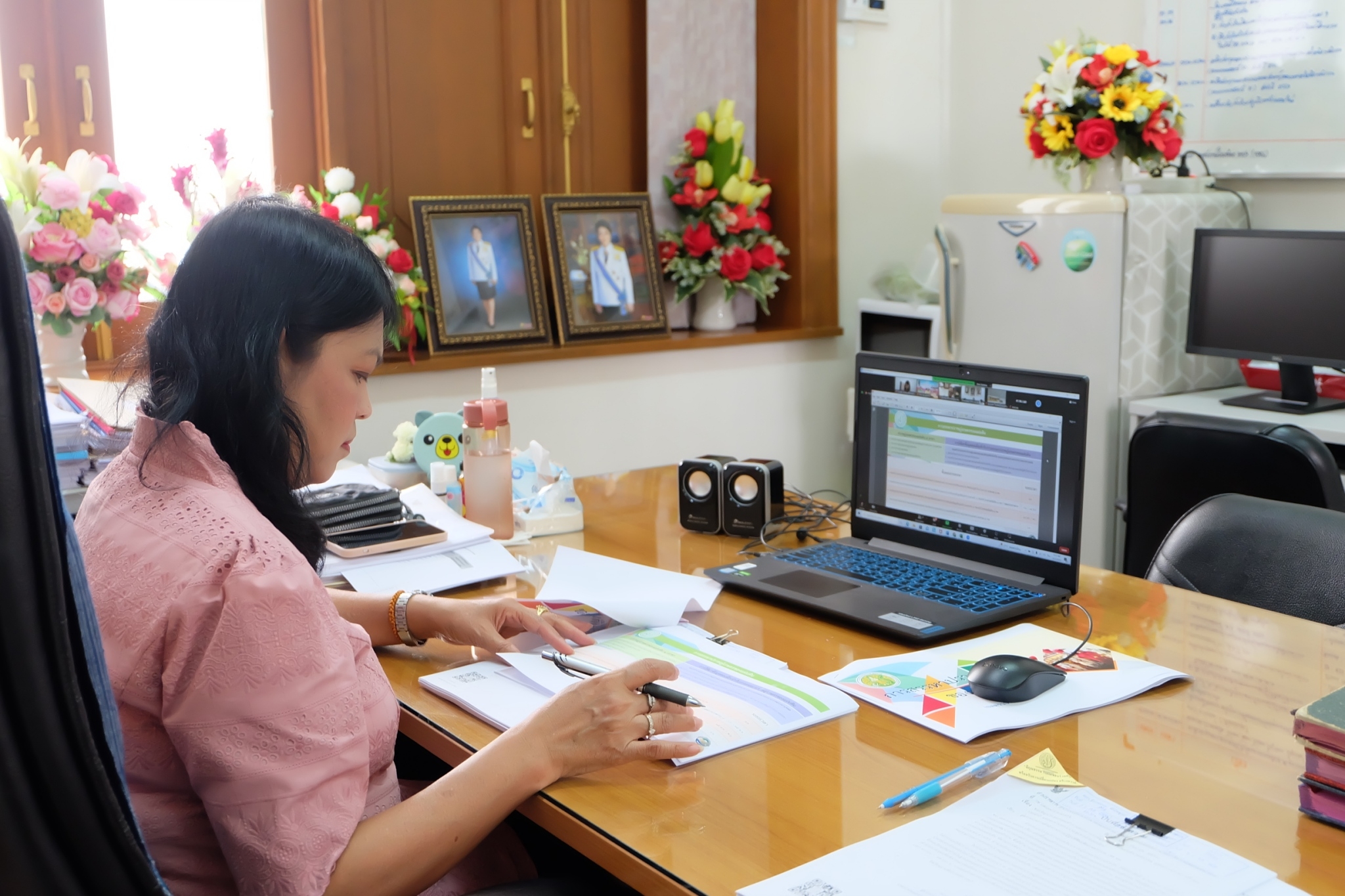 title - ผู้ตรวจราชการ ส.ป.ก. ร่วมประชุมคณะทำงานสรรหาปราชญ์เกษตรของแผ่นดินระดับเขต เขตตรวจราชการที่ 10 และ 11 ประจำปี 2567 ผ่านระบบการประชุมทางไกลออนไลน์ Application Zoom Meeting